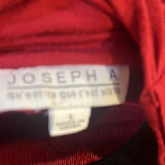 Joseph a ripkoff red high neck size large - Picture 8 of 8